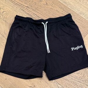 PLAYBOY Athletic Black Shorts for Men